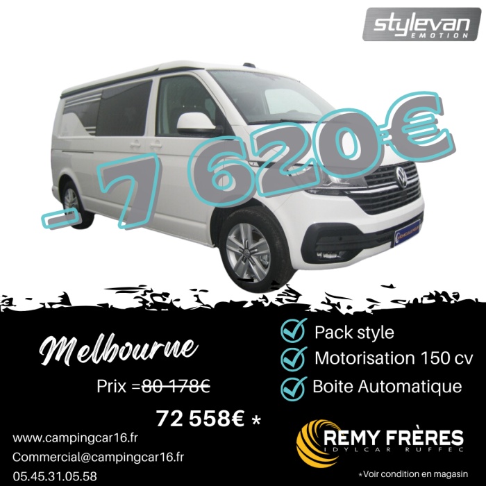camping car STYLEVAN MELBOURNE MELBOURNE 2023
