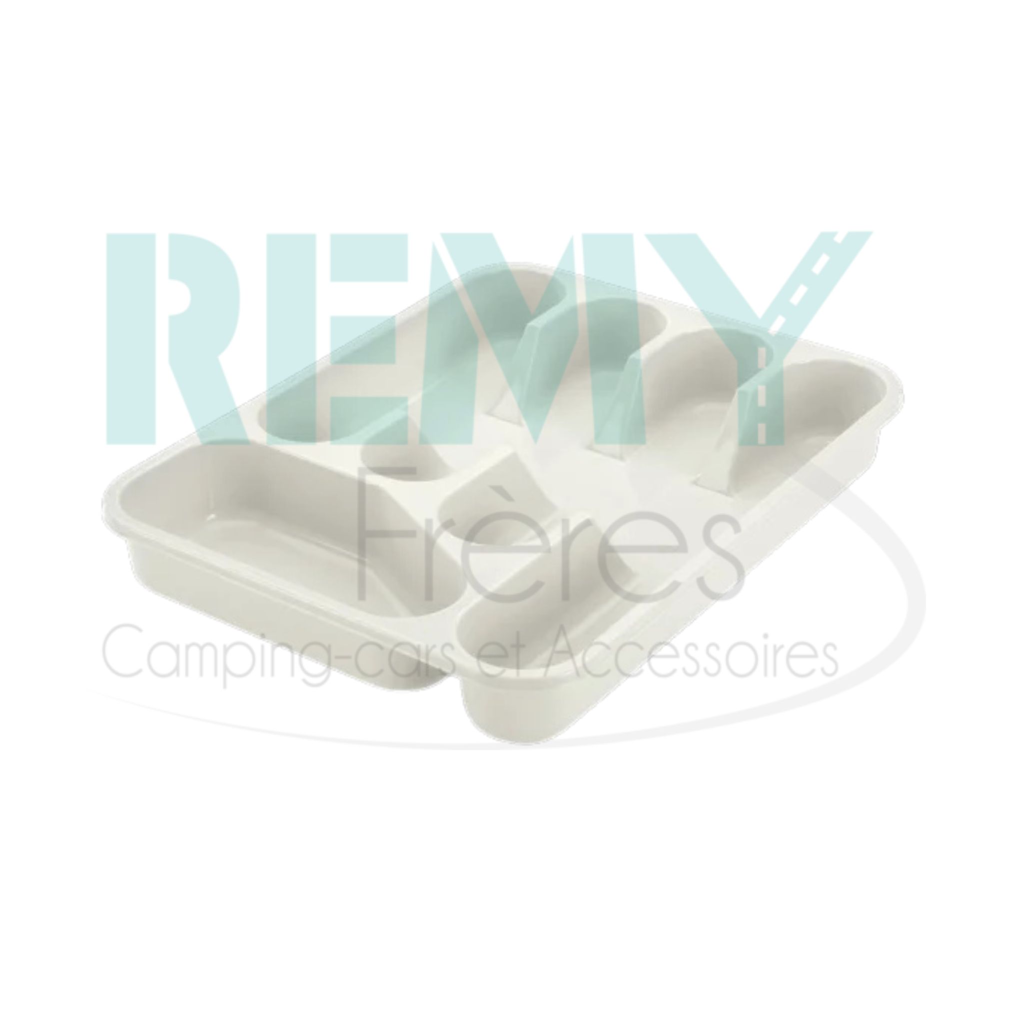 RANGE COUVERTS BLANC