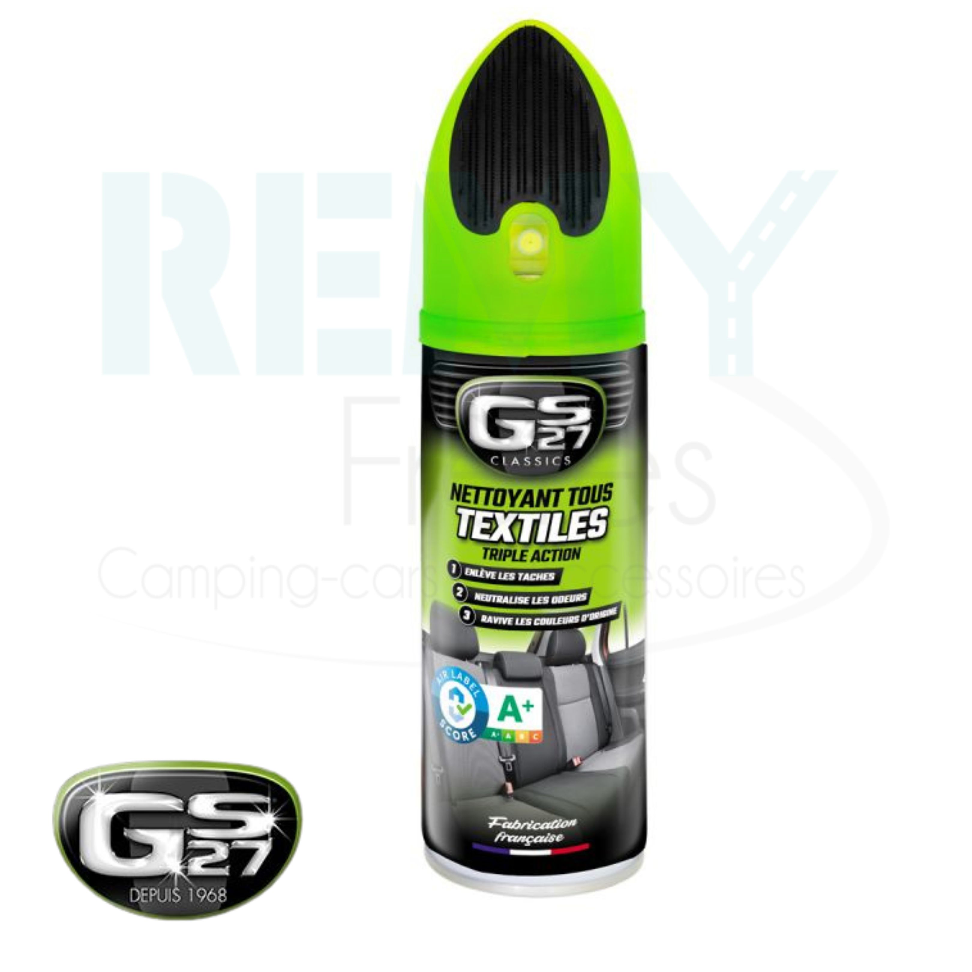 NETTOYANT TOUS TEXTILES AVEC BROSSE 400ML