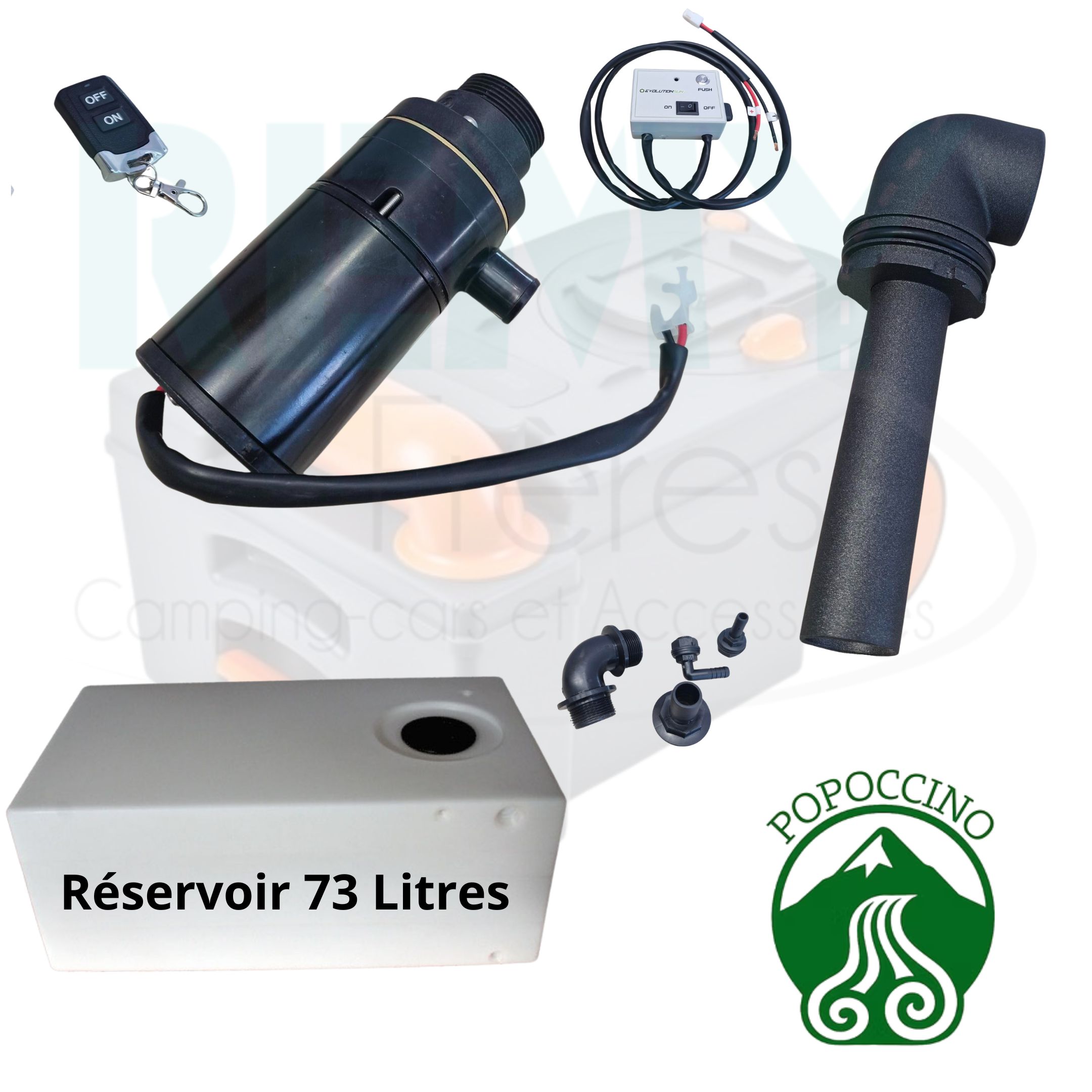 POPOCCINO POUR THETFORD C250/C260 73 LITRES