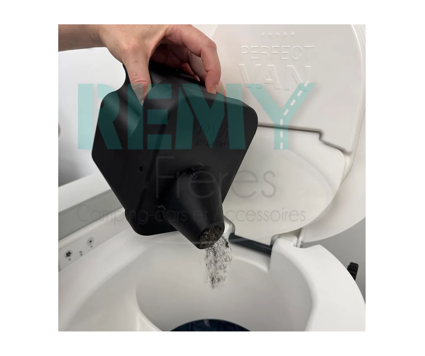 SAUPOUDREUR CHARBON POUR WC SECHE